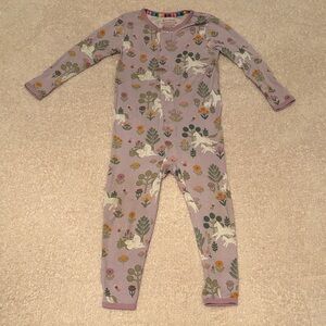 Magnetic Me Unicorn Print Footie